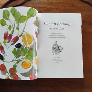 Summer Cooking by Elizabeth David - Illustrated Cookbook